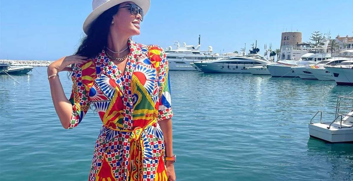 اطلالات ياسمين صبري بتصاميم دولتشي اند غابانا