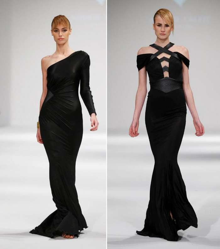 من عرض أزياء احمد تلفيد ضمن أسبوع الموضة في مسقط، إليك هذه الفساتين