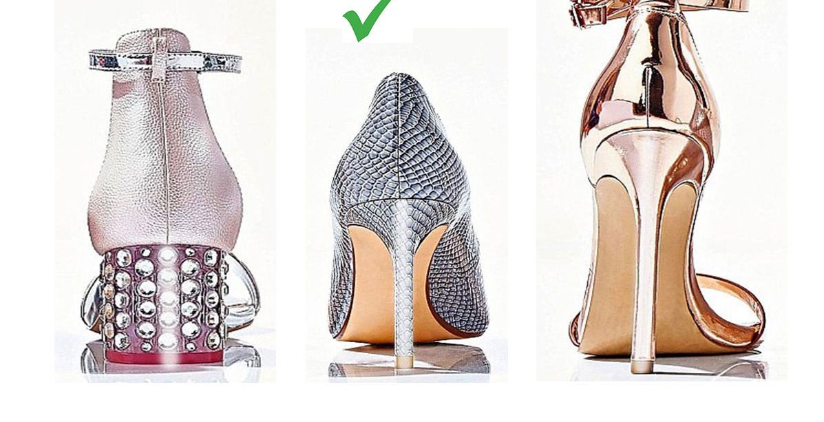 عملية حسابية بسيطة تسمح لك باختيار حذاء الكعب العالي المثالي لقدمك!‏