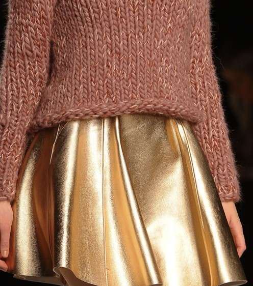 تألقي بموضة الميتاليك في شتاء 2013