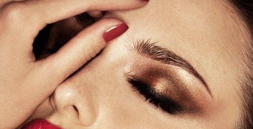 طريقة عمل مكياج برونزي ناعم بالخطوات| صور مكياج عيون برونزية