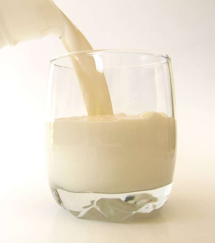 الخطوة الثالثة: الحليب