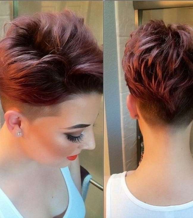 قصات شعر قصير 2015 بالصور