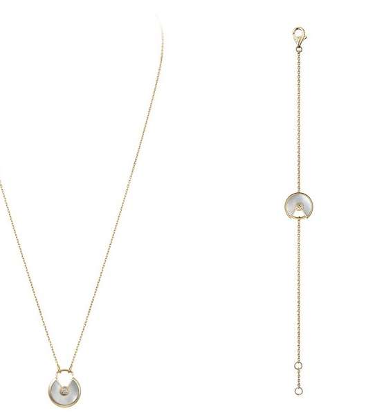مجوهرات Amulette de Cartier مميّزة بالؤلؤ، الماس والذهب