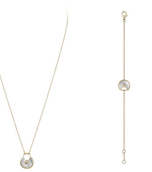 مجوهرات Amulette de Cartier مميّزة بالؤلؤ، الماس والذهب