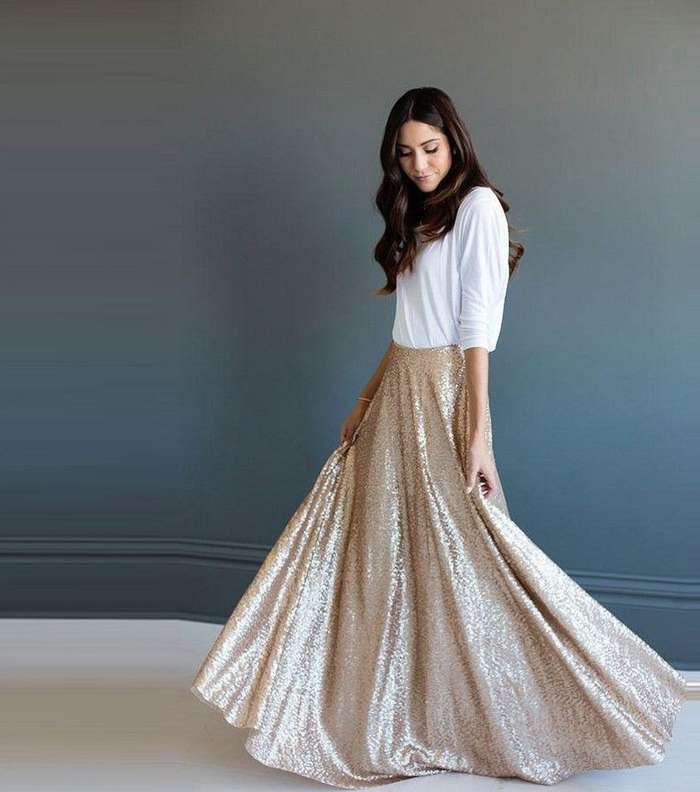 صور اجمل موديلات تنانير طويله رسميه