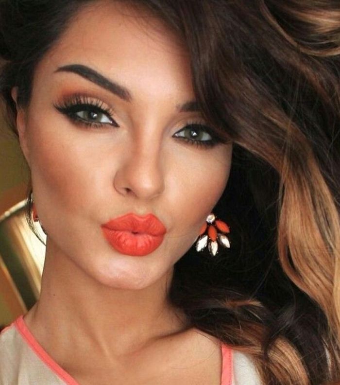 إعتمدي الظلال الخربزية الناعمة