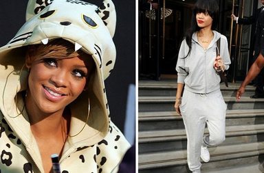صور موضة الـ Hoodie بأسلوب الرائعة ريهانا