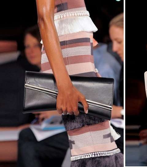من Herve Leger، اختاري الكلاتشات المستطيلة لصيف 2014