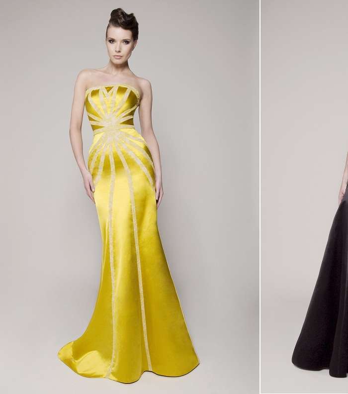 اجمل الفساتين الطويلة لشتاء 2014 من مجموعة Dina JSR