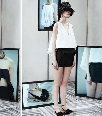 موضة المونوكروم في مجموعات Resort 2014