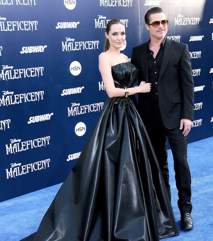 من أجمل إطلالات أنجيلينا جولي، إطلالتها في العرض الأولي لفيلم Maleficent سنة 2014
