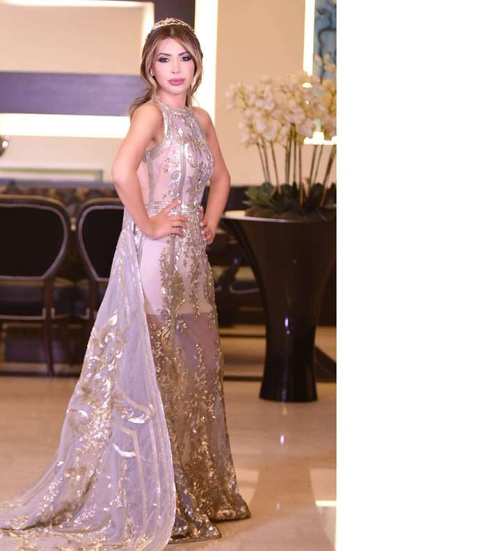 نوال الزغبي بفستان روماني الاسلوب من مايكل سينكو في حفل بياف 2017