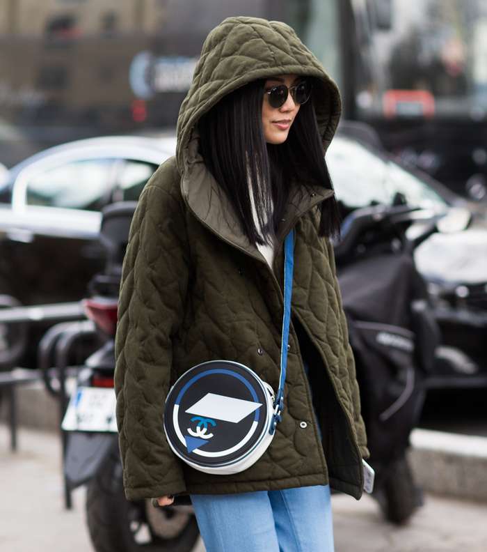 سترة بموضة الـ Quilted Coat في اليوم السابع من أسبوع الموضة