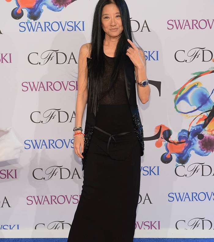 المصمّمة فيرا وانغ تتألق بفستان من تصميمها في حفل CFDA Awards 2014