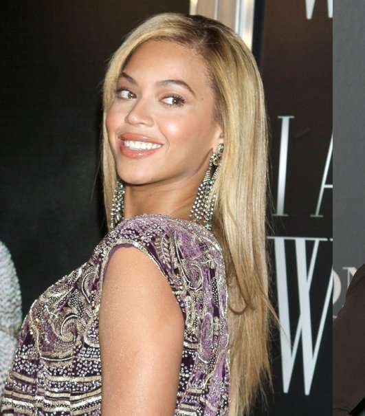 النجمة Beyoncé في الشعر البني والأشقر
