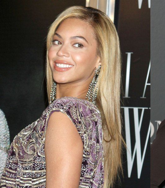 النجمة Beyoncé في الشعر البني والأشقر