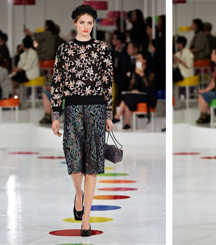 اكتشفي موضة السروال باسلوب الكوليت من مجموعة CHANEL كروز 2016