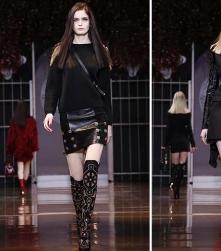 موديلات أزياء مميّزة من Versace لشتاء 2015