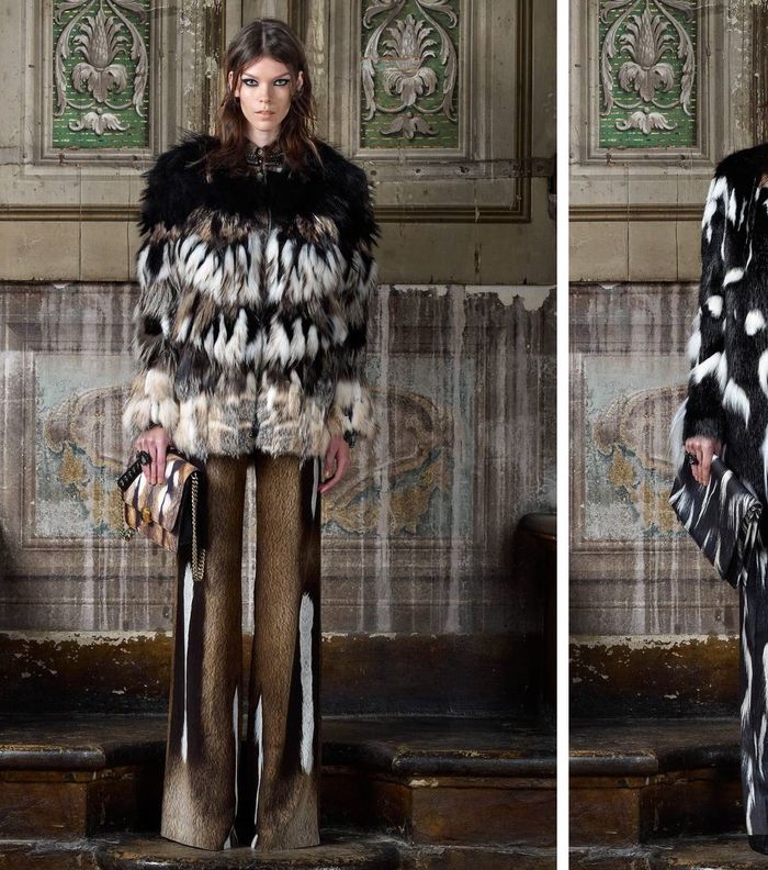 من مجموعة Pre Fall 2013 لروبرتو كافالي، إليك هذه الأزياء 