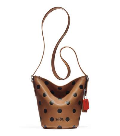 اليك حقيبة الـ Bucket من Coach من مجموعة Saddle