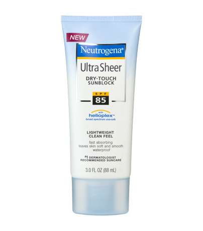 Ultra sheer من Neutrogena للوقاية من أشعّة الشمس 