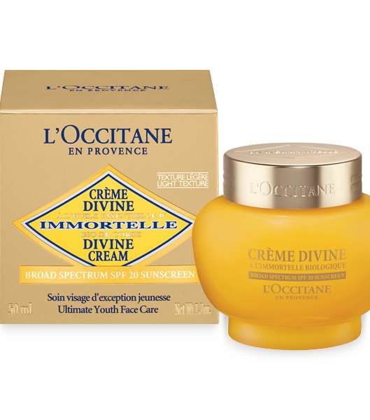 Immortelle Divine Cream light texture من لوكسيتان