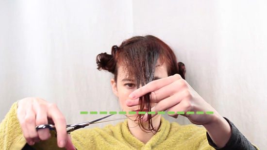 طريقة قص الشعر مدرج قصير بالصور