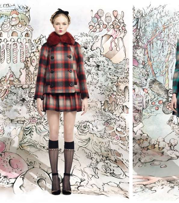 أجمل الملابس من مجموعة Red Valentino لشتاء 2014