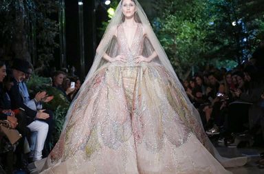 صور فساتين عرايس اسبوع الازياء الراقية 2015