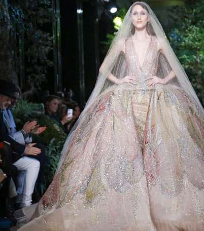 صور فساتين عرايس اسبوع الازياء الراقية 2015