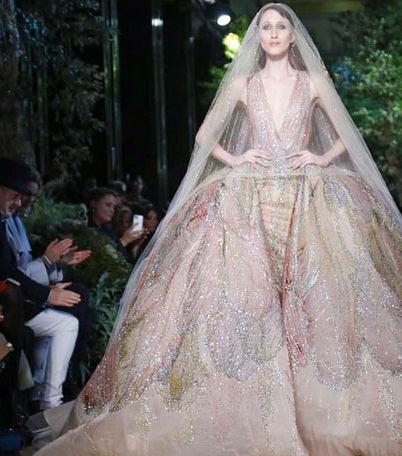 صور فساتين عرايس اسبوع الازياء الراقية 2015