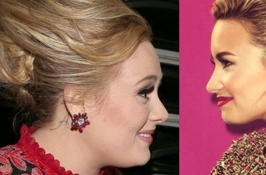 صيحة التاتو خلف الأذن مع النجمات