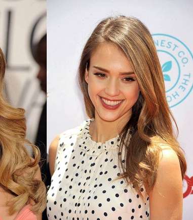 الشعر المموّج بتسريحة الكتف تميّز إطلالة جيسيكا ألبا