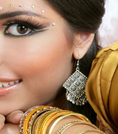 دور الكحل في المكياج الهندي