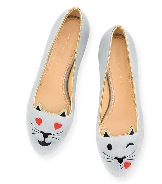 احصلي على اطلالات مميزة وحيوية مع مجموعة احذية Emoticats# الجديدة من علامة شارلوت اوليمبيا
