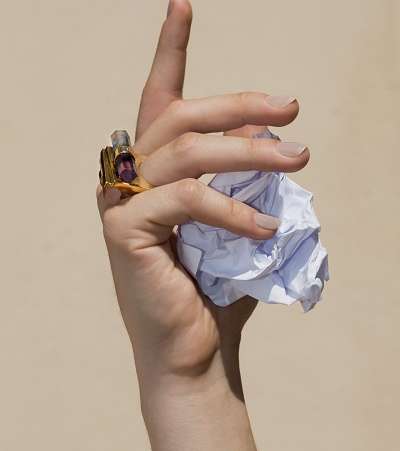 خاتم مميّز التصميم Trivelling Rings من Louis Vuitton