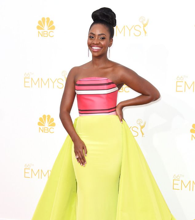 من أسوأ إطلالات النجمات في حفل الإيمي 2014، إطلالة TEYONAH PARRIS