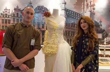ريم فيصل تصمم فستاناً لافتتاح لو كونشير