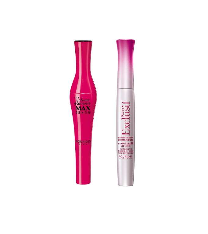 أحمر الشفاه اللمّاع Rose Exclusif  و ماسكارا Volume Glamour Max Definition السحري