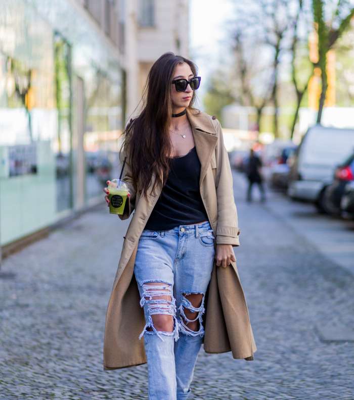 صور اجمل بناطيل جينز نسائي