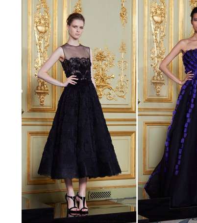 بالصور، أجمل الفساتين الراقية لشتاء 2014 من تصميم رامي العلي