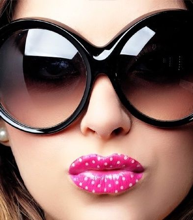 أحمر الشفاه المنقّط بالـPolka Dots