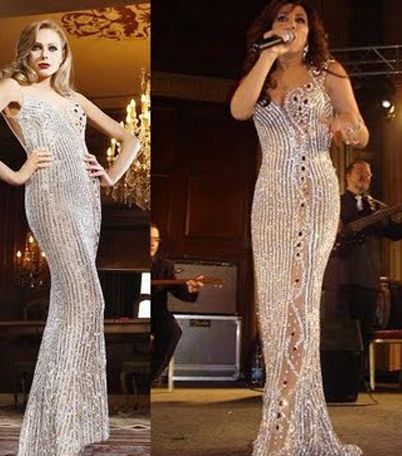 نجوى كرم تتألق بفساتين طوني يعقوب