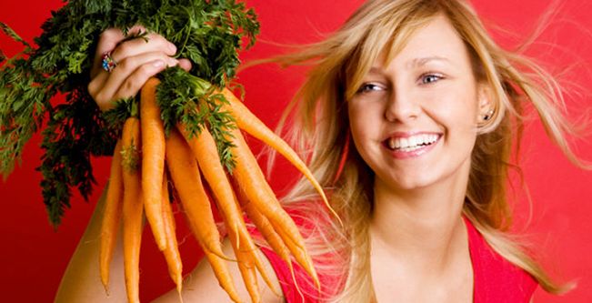 الجزر لتبييض بشرتك الجافة