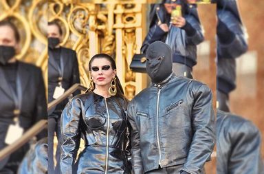 كانيي وست يقلد اطلالة كيم كارداشيان