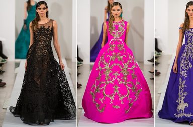 فساتين مميّزة من مجموعة أوسكار دي لا رانتا لشتاء 2014