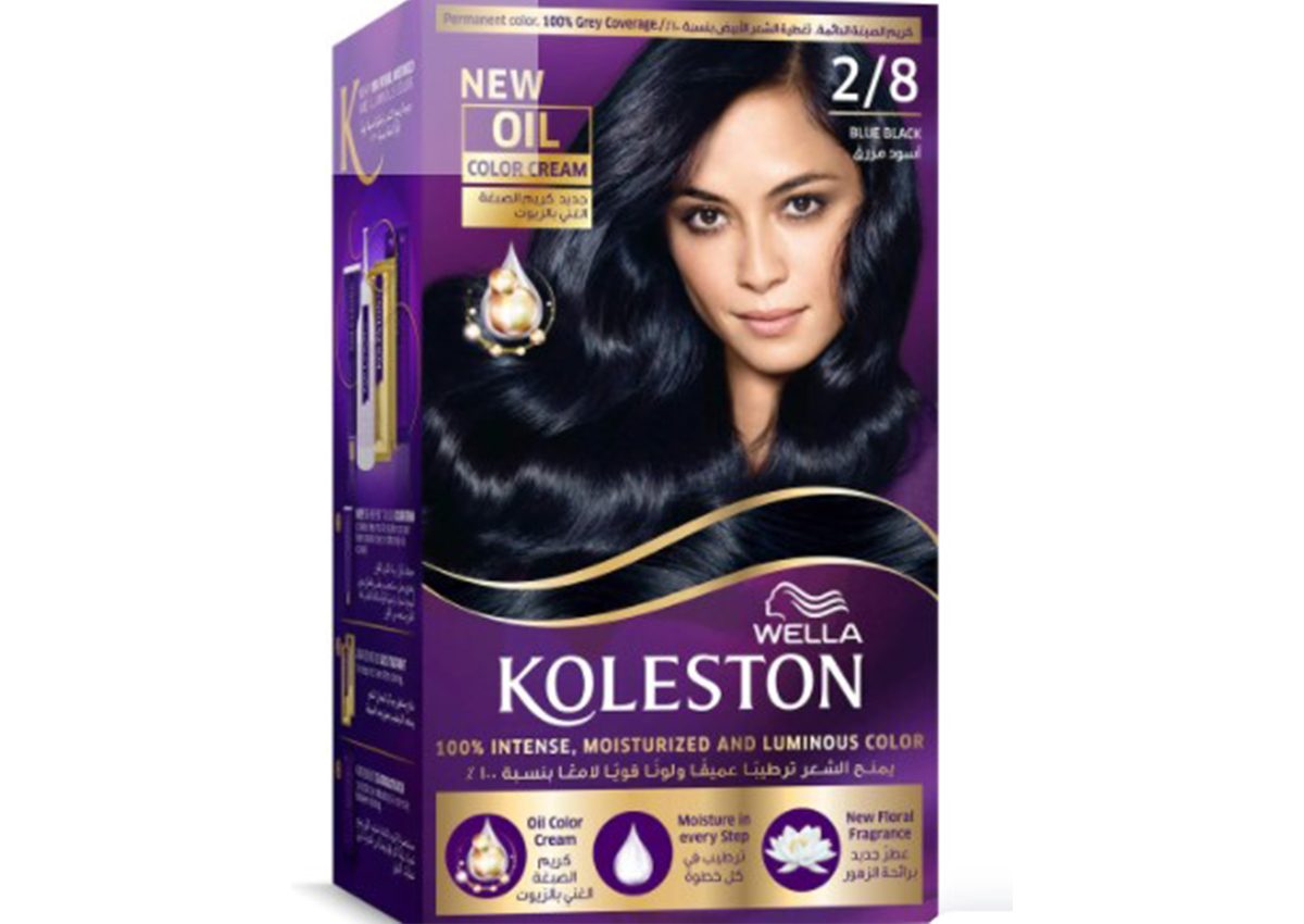 افضل صبغة شعر اسود مزرق