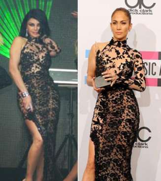 هيفاء وهبي في فستان جينيفر لوبيز من تصميم زهير مراد