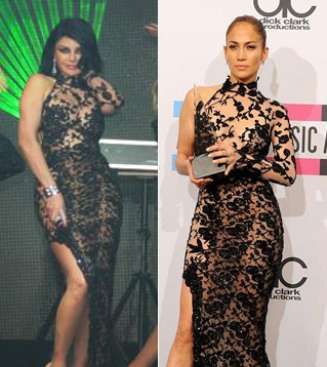 هيفاء وهبي في فستان جينيفر لوبيز من تصميم زهير مراد